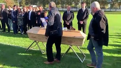 Les obsèques de Guy Cambérabero à La Voulte-sur-Rhône