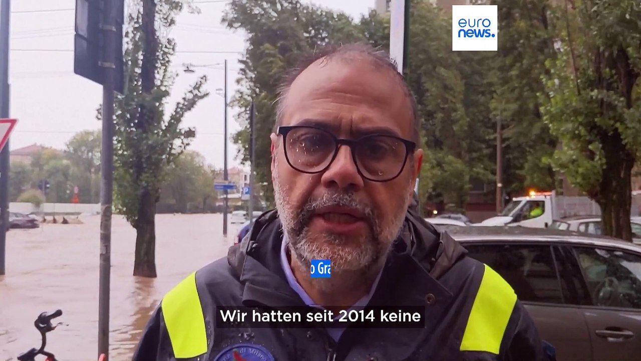 Italien im Herbst: Mailand unter Wasser, Palermo schwitzt bei 34 Grad