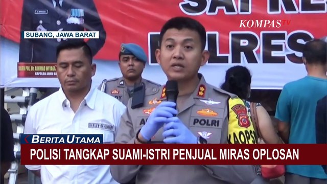 Korban Tewas Miras Oplosan di Subang Bertambah Jadi 13 Orang, Suami Istri Penjual Miras Ditangkap