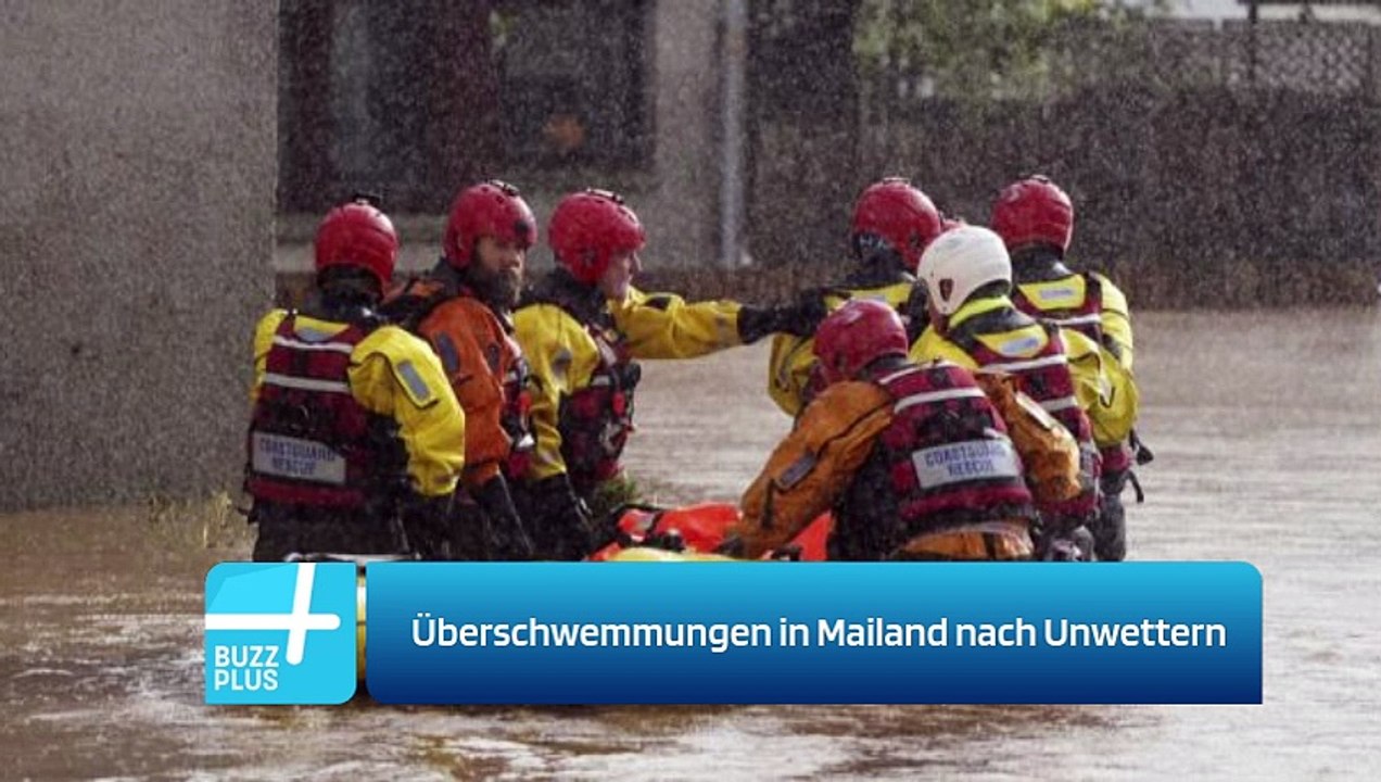 Überschwemmungen in Mailand nach Unwettern