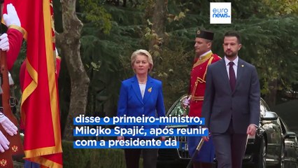 Montenegro lidera corrida para a adesão à UE, diz PM Milojko Spajić