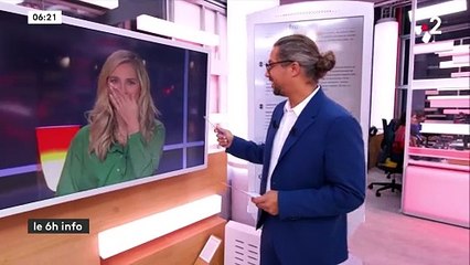 "Comment ça va depuis 15 ans ?" : Les retrouvailles entre Marie Portolano et Matthieu Belliard en direct sur dans "Le 6h info" sur France 2
