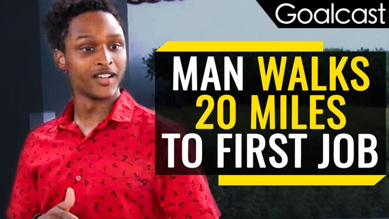 Man Walks 20 Miles to First Job | Walter Carr - video Dailymotion