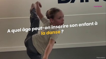 À quel âge peut on inscrire son enfant à la danse ?