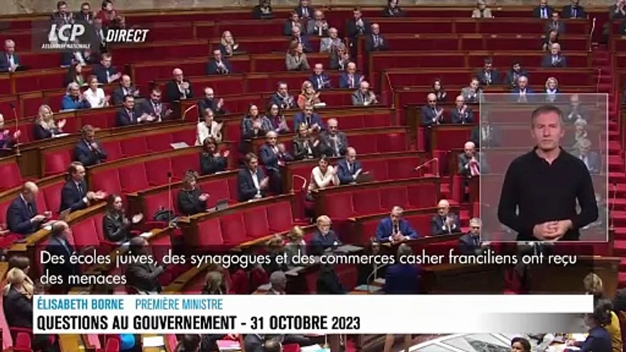 Actes antisémites - Elisabeth Borne condamne des "agissements ignobles": "L'antisémitisme, c'est la lâcheté, la haine de l'autre, et tous ceux qui se rendent coupables de ces actes doivent être interpellés et condamnés"