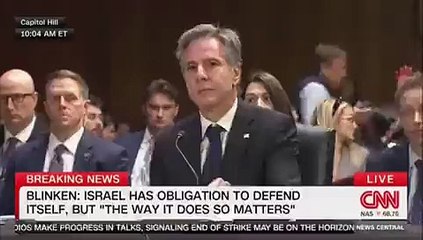 Blinken'a Gazze protestosu... Salonu bastılar