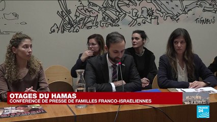 REPLAY - Otages du Hamas : conférence de presse de familles franco-israéliennes