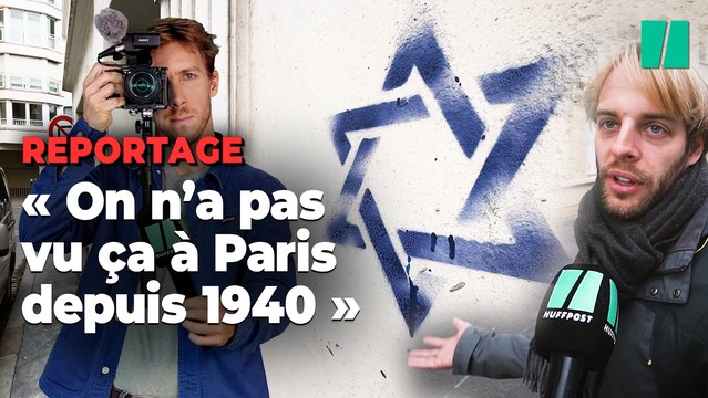 À Paris, «l'horreur» des habitants face aux tags antisémites sur les immeubles