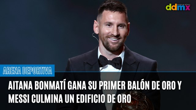 Aitana Bonmatí gana su primer Balón de Oro y Messi culmina un edificio de oro