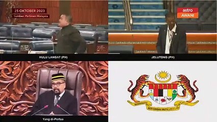 ...Saya kena cakap (bahasa) Orang Asli baru faham? - Timbalan Speaker