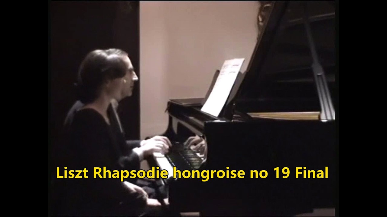 Michel Sogny et Elisso Bolkvadze jouent Liszt Rhapsodies 6 et 19 Extraits