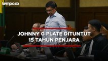 Jaksa Tuntut Johnny G Plate 15 Tahun Penjara dan Denda Rp1 Miliar di Kasus Menara BTS