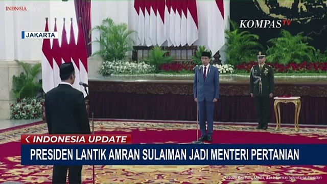 Jokowi Lantik Amran Sulaiman Jadi Mentan Pengganti SYL, Ini Profilnya