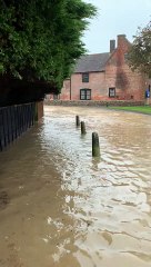 Floods hit Pagham as heavy rains continue