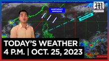 Today's Weather, 4 P.M. | Oct. 25, 2023