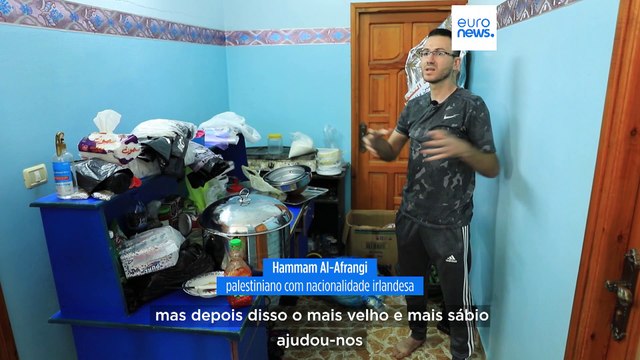 Palestiniano com nacionalidade irlandesa acolhe dezenas de deslocados