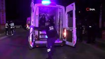 'Dur' ihtarına uymayan otomobil polis otosuyla çarpıştı: 2'si polis 8 yaralı