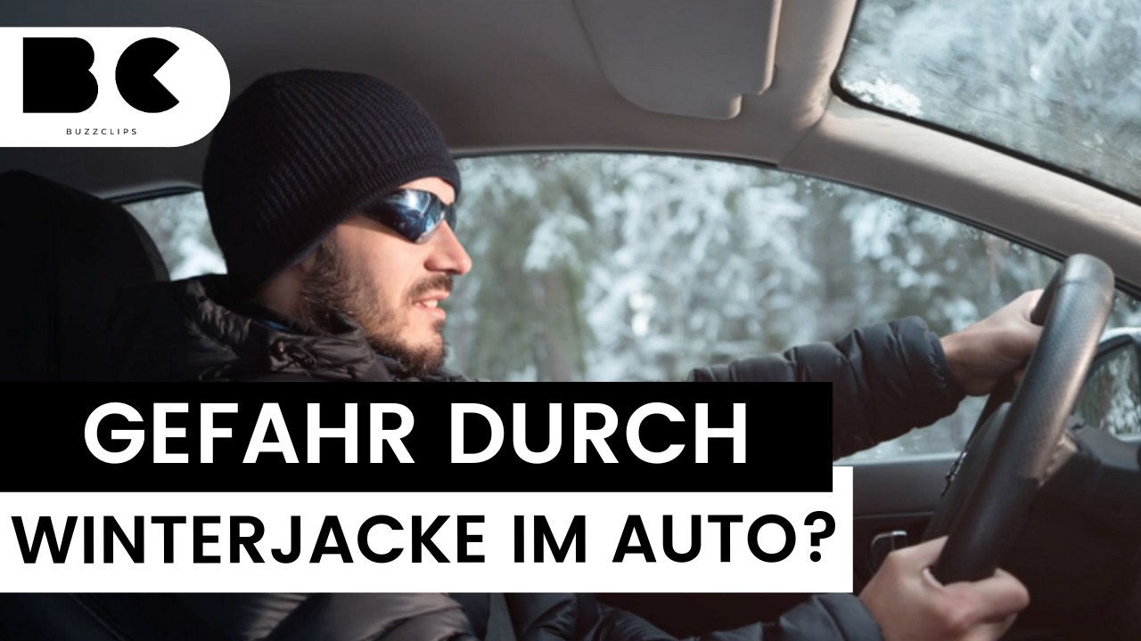 Darum sind Winterjacken beim Autofahren gefährlich!