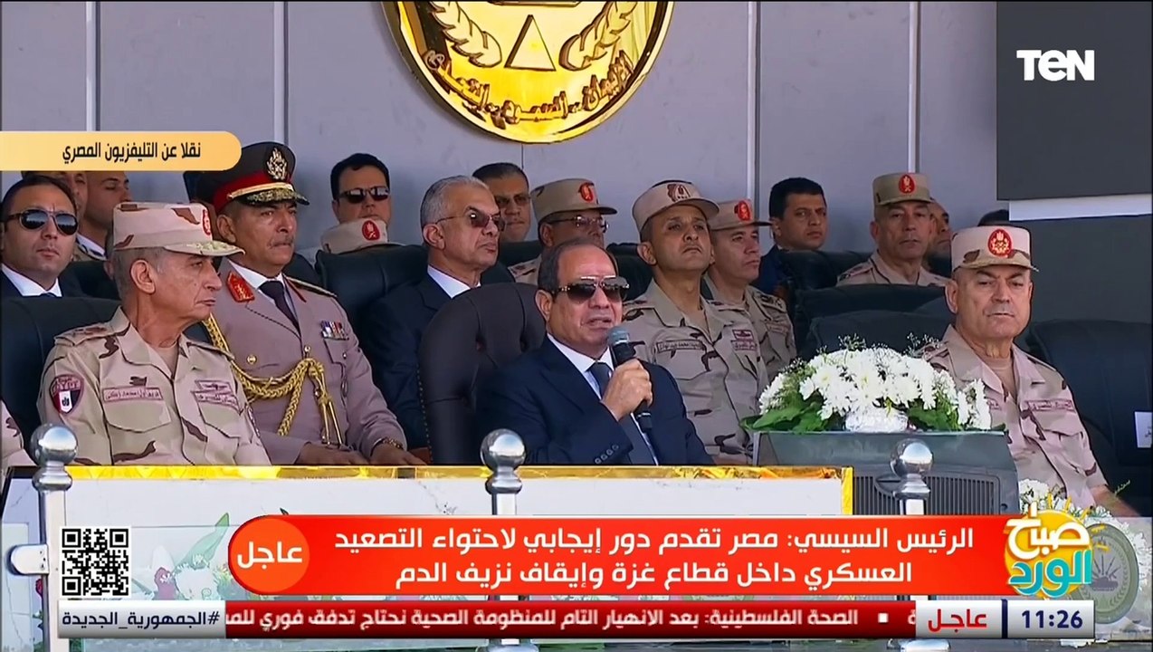 السيسي حل القضية الفلسطينية يجب أن يكون دبلوماسي ويقوم على حل الدولتين