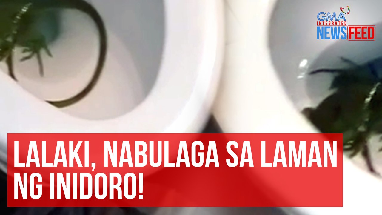 Lalaki, nabulaga sa laman ng inidoro! | GMA Integrated Newsfeed