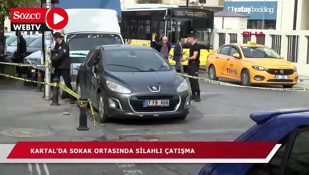 Kartal'da sokak ortasında silahlı çatışma
