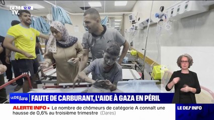 Gaza: l'aide humanitaire menacée en raison d'un manque de carburant