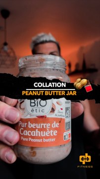 ⚠️ Arrête de jeter tes pots vides de beurre de cacahuète ils vont te permettre de faire cette recette d’OVERNIGHT OATS ⚠️ ⚠️ TOTAL KCAL ⚠️ → 545kcal / 44g prot / 45g glucides / 15g lipides