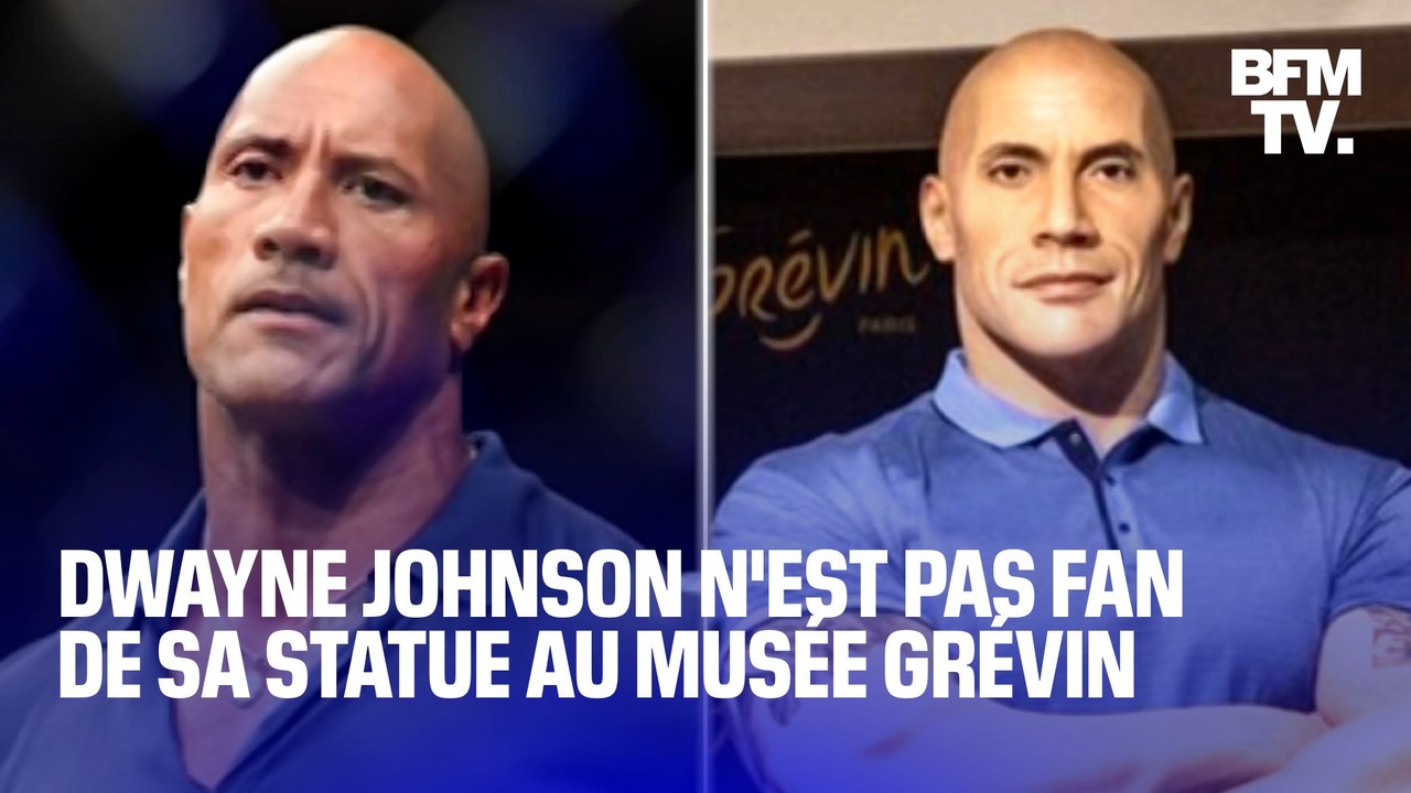 Le musée Grévin modifie la statue de cire de Dwayne Johnson, jugée trop pâle par l'acteur et les internautes
