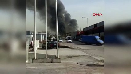 Ankara'da atık ayrıştırma merkezinde yangın