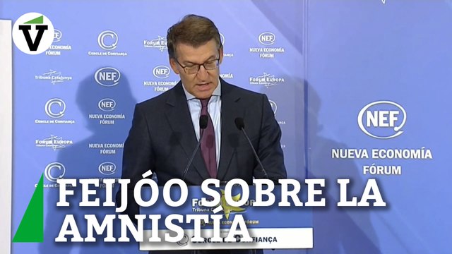 Feijóo, sobre la amnistía: “Cataluña necesita la revolución de la verdad y de la política de verdad”