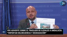 Vox advierte sobre el traslado de ilegales a Andalucía Importan delincuencia y degradación