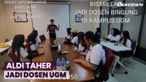 Gokil Abis, Aldi Taher Cosplay jadi Dosen di UGM