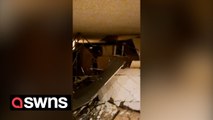 Video shows collapsed ceiling as Hurricane Otis makes landfall near Acapulco