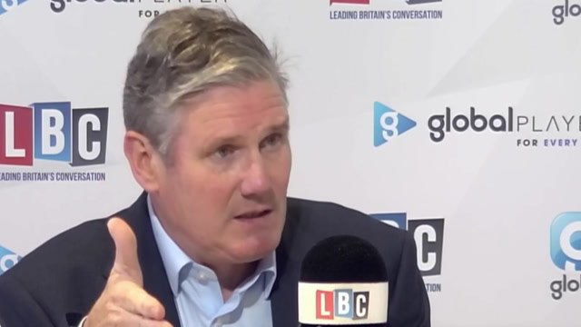 Keir Starmer LBC interview on Israel