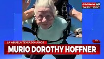 Falleció Dorothy, la mujer más veja en tirarse en paracaídas