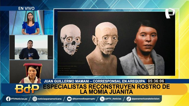 La Dama de Ampato: Especialistas reconstruyen rostro de la Momia Juanita