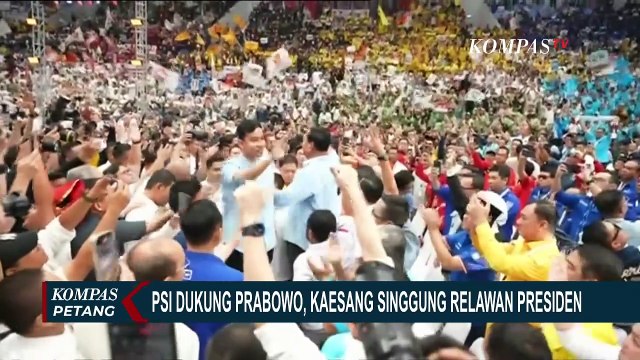 Apa Maksud Singgungan Kaesang Pangarep kepada Relawan Jokowi saat Deklarasi PSI Dukung Prabowo?