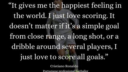 Ronaldo Quotes | Ronaldo Famous Quotes | Sparkle and Thrills