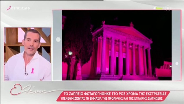 Μενεγάκη: O λόγος που δεν βρέθηκε στην φωταγώγηση του Ζάππειου για την εκστρατεία κατά του καρκίνου