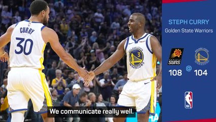 Curry excited to develop 'fluid' chemistry with Paul