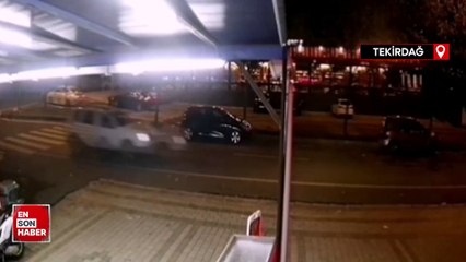 Tekirdağ'daki yaya geçidinde kaza