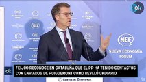 Feijóo reconoce en Cataluña que el PP ha tenido contactos con enviados de Puigdemont como reveló OKDIARIO