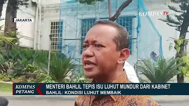 Jubir Bantah Luhut Mundur dari Kabinet, Masih Jalani Perawatan di Singapura dan Berangsur Membaik