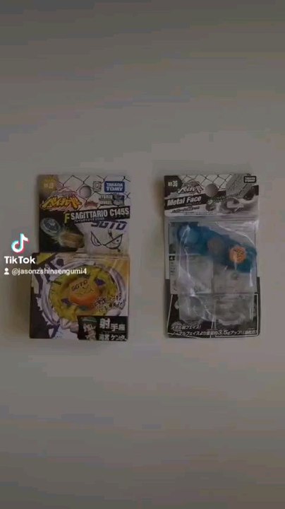 Metal fight beyblade : Flame sagitario c145 s (mid fake version) and Metal face bolt. takara tomy. Since Tik Tok and others
