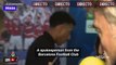 Rodrygo’s live reaction when he reads Barca director’s “not racist” post about Vinicius