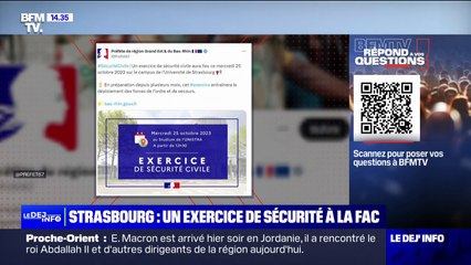 À Strasbourg, un exercice de sécurité antiterrorisme à l'université pour tester la réactivité des autorités