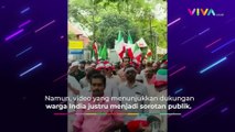 Aksi Bela Palestina, Warga India Malah Bawa Bendera Italia