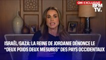 Israël/Gaza: la reine Rania de Jordanie dénonce le “deux poids deux mesures” des pays occidentaux