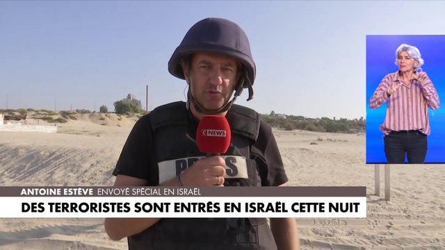 Antoine Estève : «Hier soir une escouade de soldats du Hamas a tenté de s'infiltrer en Israël en passant par la mer»