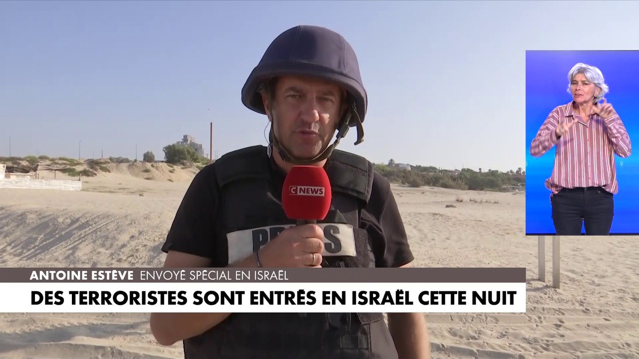 Antoine Estève : «Hier soir une escouade de soldats du Hamas a tenté de s'infiltrer en Israël en passant par la mer»